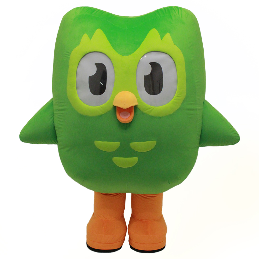 Duo Custom Mascot for Duolingo by Costume Specialists