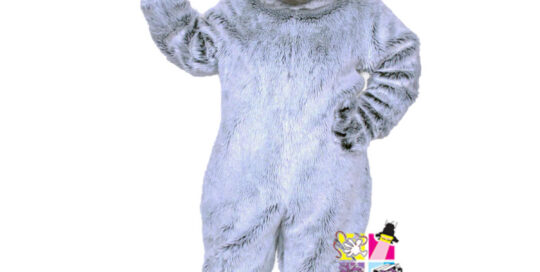 Grey Kitty Mascot Costume by Costume Specialists